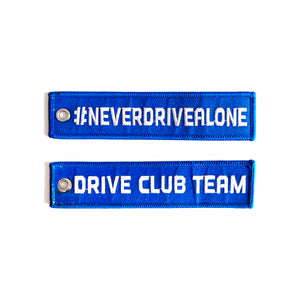 Llavero de tela Drive Club Never Drive Alone
