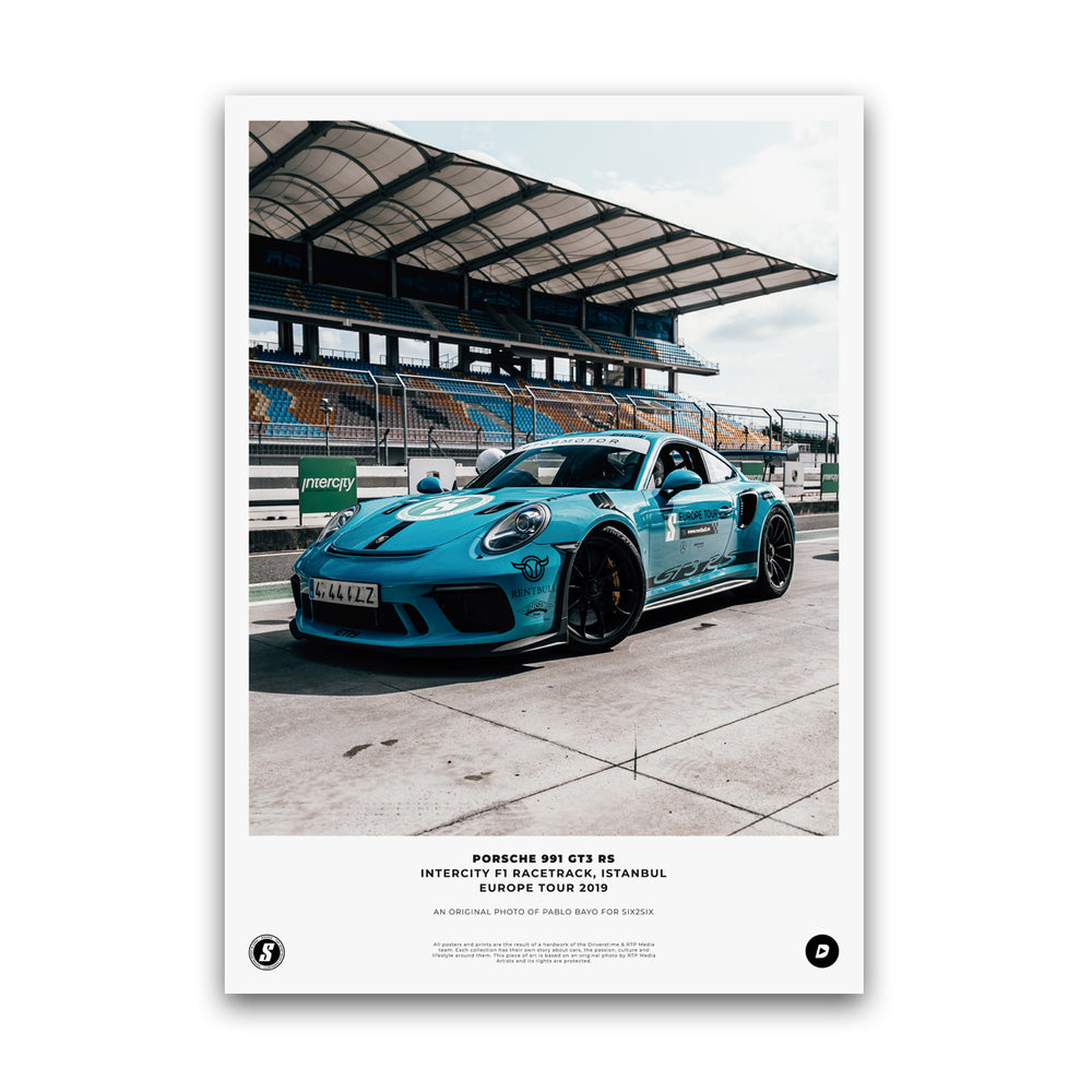 SIX2SIX Europe Tour Porsche 991 GT3RS Poster