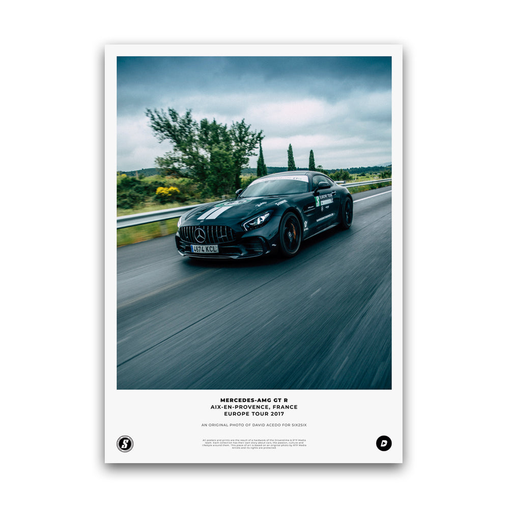 SIX2SIX Europe Tour Mercedes-AMG GT R Poster