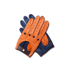 
            
                Load image into Gallery viewer, Guantes de conducir naranjas Cafe Leather Triton Kingfisher
            
        