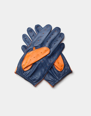 
            
                Load image into Gallery viewer, Guantes de conducir naranjas Cafe Leather Triton Kingfisher
            
        