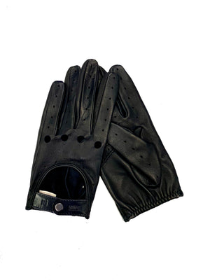 
            
                Load image into Gallery viewer, Guantes de conducir negros SIX2SIX x Cafe Leather
            
        